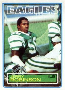 #146 Jerry Robinson - Philadelphia Eagles - 1983 Topps Football