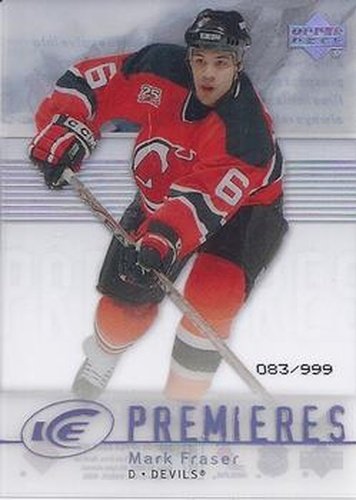 #146 Mark Fraser - New Jersey Devils - 2007-08 Upper Deck Ice Hockey