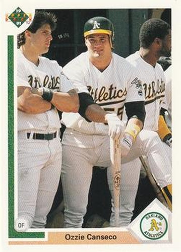 #146 Ozzie Canseco - Oakland Athletics - 1991 Upper Deck Baseball