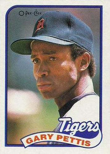 #146 Gary Pettis - Detroit Tigers - 1989 O-Pee-Chee Baseball