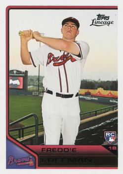 #146 Freddie Freeman - Atlanta Braves - 2011 Topps Lineage Baseball