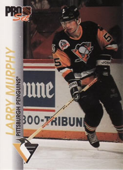 #146 Larry Murphy - Pittsburgh Penguins - 1992-93 Pro Set Hockey