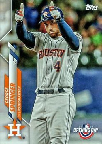 #146 George Springer - Houston Astros - 2020 Topps Opening Day Baseball