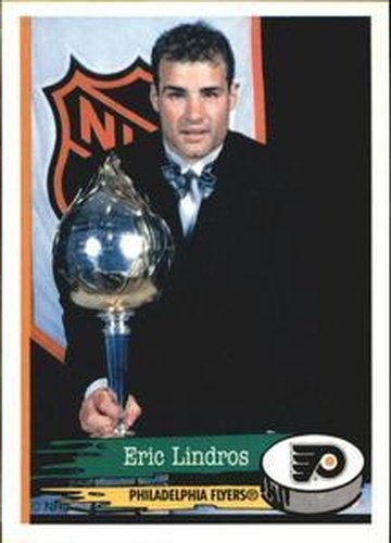 #146 Eric Lindros - Philadelphia Flyers - 1995-96 Panini Hockey Stickers