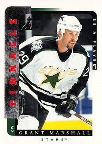 #146 Grant Marshall - Dallas Stars - 1996-97 Pinnacle Be a Player Hockey