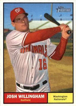 #146 Josh Willingham - Washington Nationals - 2010 Topps Heritage Baseball