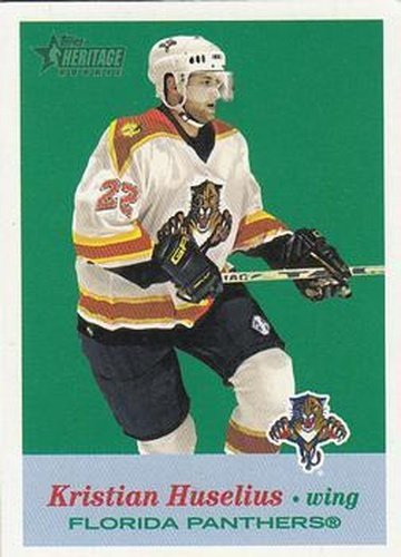 #146 Kristian Huselius - Florida Panthers - 2001-02 Topps Heritage Hockey