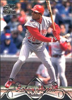#146 Lenny Harris - Cincinnati Reds - 1998 Pacific Paramount Baseball