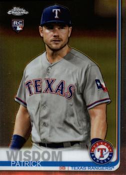 #146 Patrick Wisdom - Texas Rangers - 2019 Topps Chrome Baseball