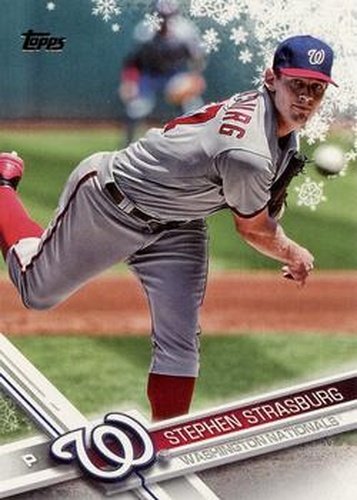 #HMW146 Stephen Strasburg - Washington Nationals - 2017 Topps Holiday Baseball