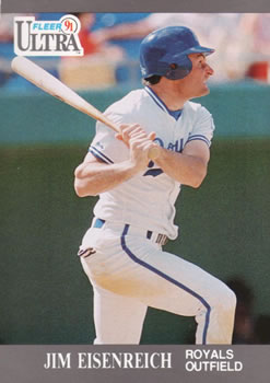 #146 Jim Eisenreich - Kansas City Royals - 1991 Ultra Baseball