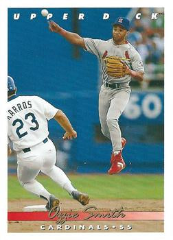 #146 Ozzie Smith - St. Louis Cardinals - 1993 Upper Deck Baseball