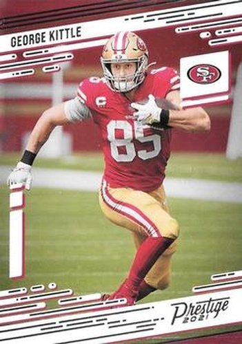 #146 George Kittle - San Francisco 49ers - 2021 Panini Prestige Football