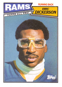 #146 Eric Dickerson - Los Angeles Rams - 1987 Topps Football