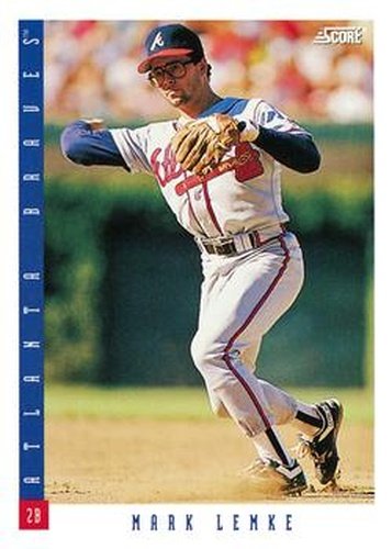#147 Mark Lemke - Atlanta Braves - 1993 Score Baseball