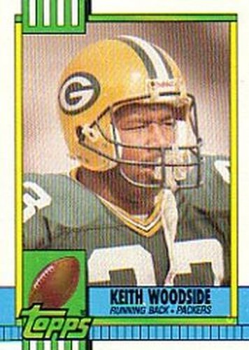 #147 Keith Woodside - Green Bay Packers - 1990 Topps Football