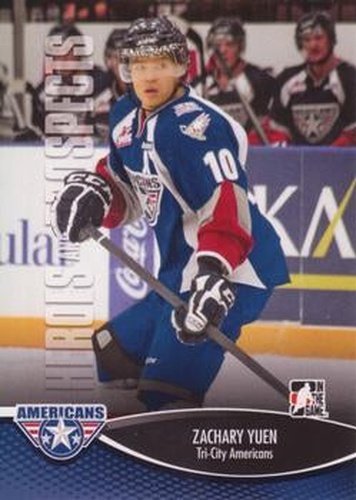 #147 Zachary Yuen - Tri-City Americans - 2012-13 In The Game Heroes and Prospects Hockey