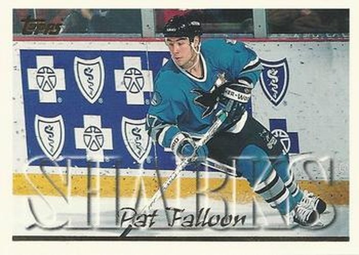 #147 Pat Falloon - San Jose Sharks - 1995-96 Topps Hockey
