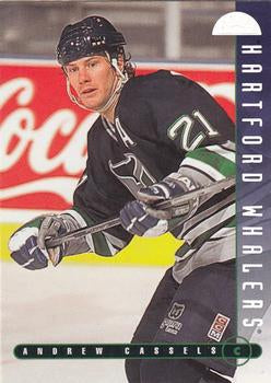 #147 Andrew Cassels - Hartford Whalers - 1995-96 Leaf Hockey