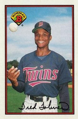 #147 Fred Toliver - Minnesota Twins - 1989 Bowman Baseball