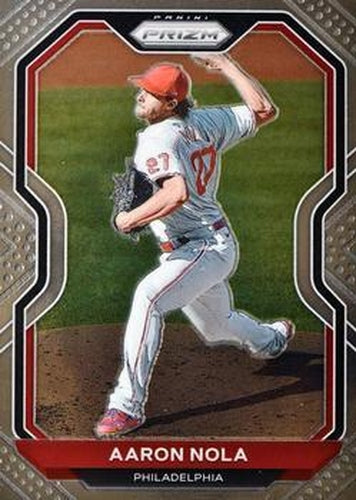 #147 Aaron Nola - Philadelphia Phillies - 2021 Panini Prizm Baseball