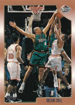 #147 Bison Dele - Detroit Pistons - 1998-99 Topps Basketball