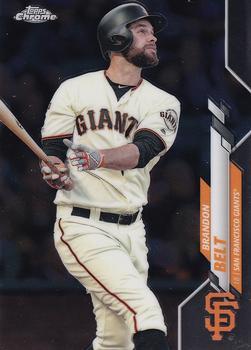 #147 Brandon Belt - San Francisco Giants - 2020 Topps Chrome Baseball