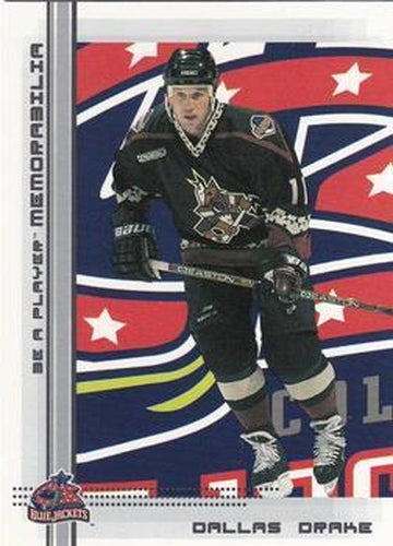 #147 Dallas Drake - Columbus Blue Jackets - 2000-01 Be a Player Memorabilia Hockey