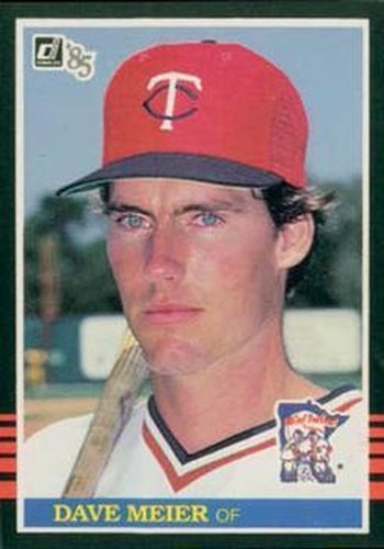 #147 Dave Meier - Minnesota Twins - 1985 Donruss Baseball