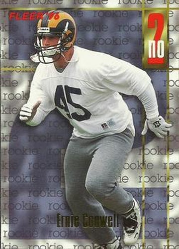#147 Ernie Conwell - St. Louis Rams - 1996 Fleer Football