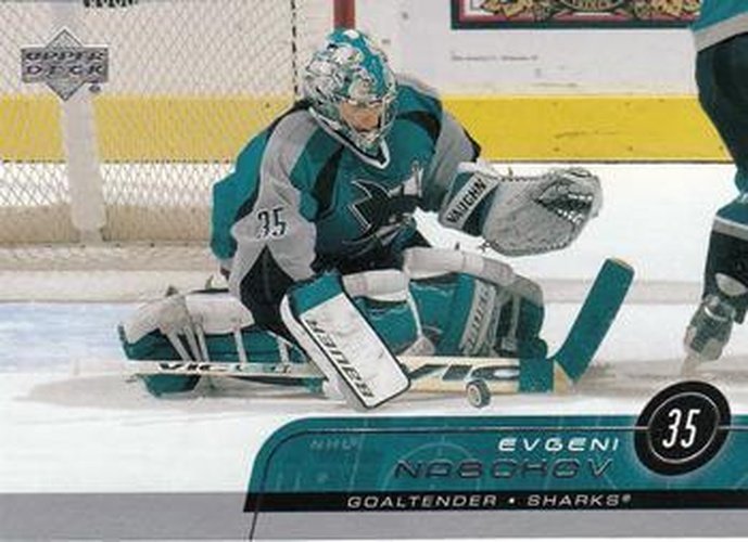#147 Evgeni Nabokov - San Jose Sharks - 2002-03 Upper Deck Hockey