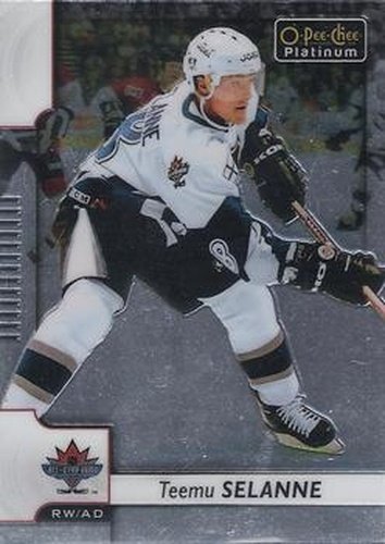 #147 Teemu Selanne - Anaheim Mighty Ducks - 2017-18 O-Pee-Chee Platinum Hockey