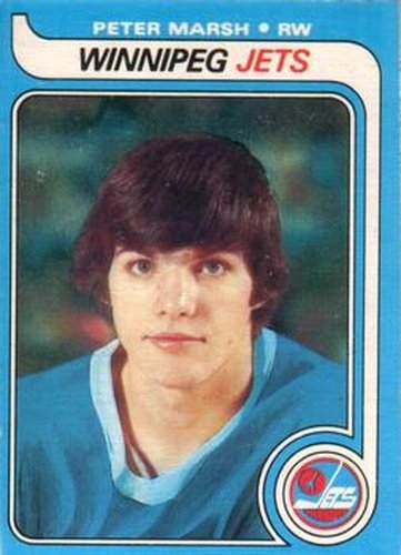 #147 Peter Marsh - Winnipeg Jets - 1979-80 O-Pee-Chee Hockey