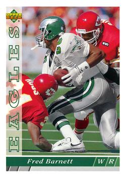 #148 Fred Barnett - Philadelphia Eagles - 1993 Upper Deck Football