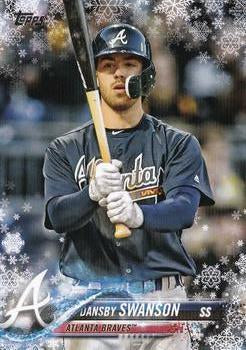 #HMW148 Dansby Swanson - Atlanta Braves - 2018 Topps Holiday Baseball