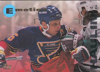 #148 Brett Hull - St. Louis Blues - 1995-96 SkyBox E-Motion Hockey