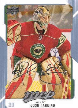 #148 Josh Harding - Minnesota Wild - 2008-09 Upper Deck MVP Hockey