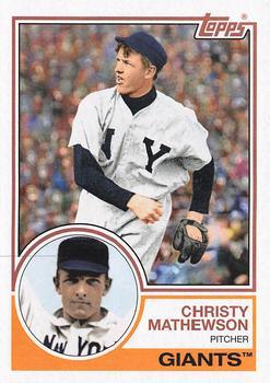 #148 Christy Mathewson - New York Giants - 2021 Topps Archives Baseball
