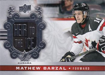 #148 Mathew Barzal - Canada - 2017-18 Upper Deck Canadian Tire Team Canada Hockey