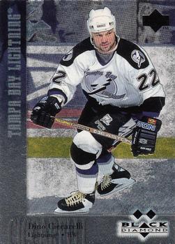 #148 Dino Ciccarelli - Tampa Bay Lightning - 1996-97 Upper Deck Black Diamond Hockey