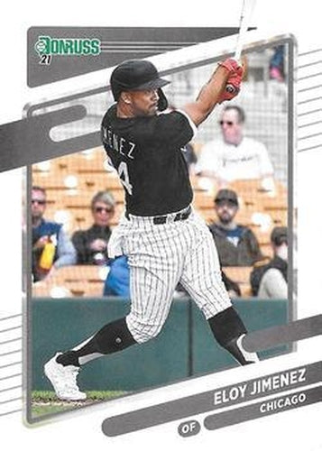 #148 Eloy Jimenez - Chicago White Sox - 2021 Donruss Baseball