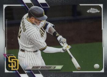 #148 Manny Machado - San Diego Padres - 2021 Topps Chrome Baseball