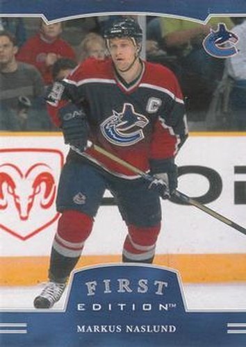 #148 Markus Naslund - Vancouver Canucks - 2002-03 Be a Player First Edition Hockey