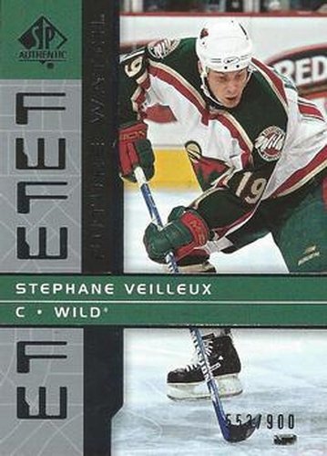 #148 Stephane Veilleux - Minnesota Wild - 2002-03 SP Authentic Hockey