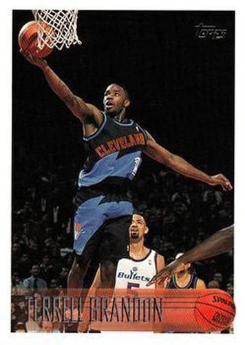 #148 Terrell Brandon - Cleveland Cavaliers - 1996-97 Topps Basketball