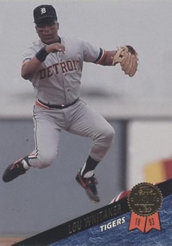 #148 Lou Whitaker - Detroit Tigers - 1993 Leaf Baseball