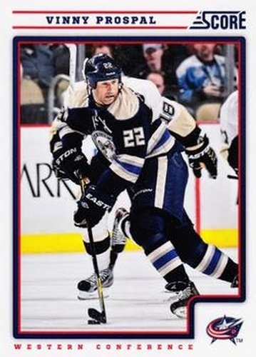 #148 Vinny Prospal - Columbus Blue Jackets - 2012-13 Score Hockey