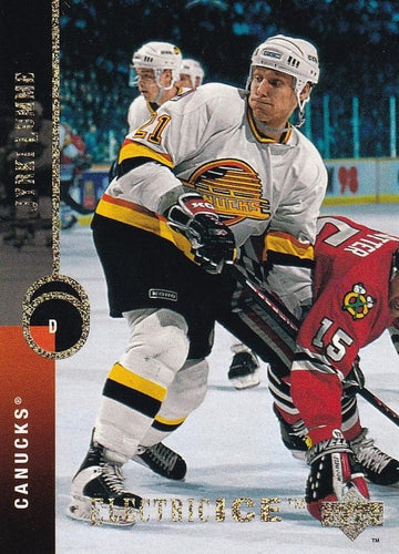 #148 Jyrki Lumme - Vancouver Canucks - 1994-95 Upper Deck Hockey - Electric Ice