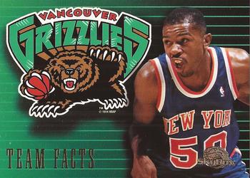 #148 Greg Anthony - Vancouver Grizzlies - 1995-96 SkyBox Premium Basketball