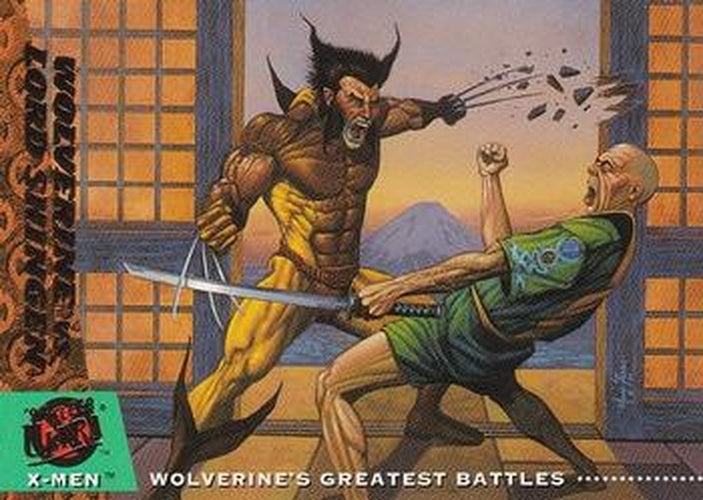 #148 Wolverine vs. Lord Shingen - 1994 Ultra X-Men